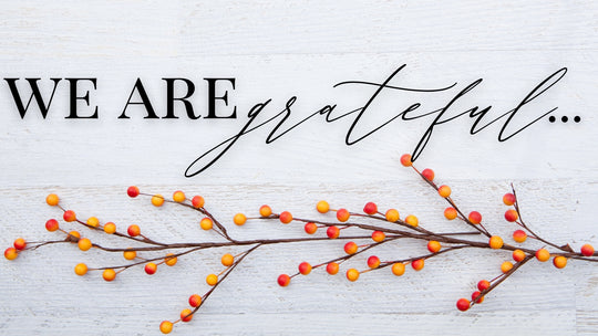 A Very Different Thanksgiving, We Are Grateful...