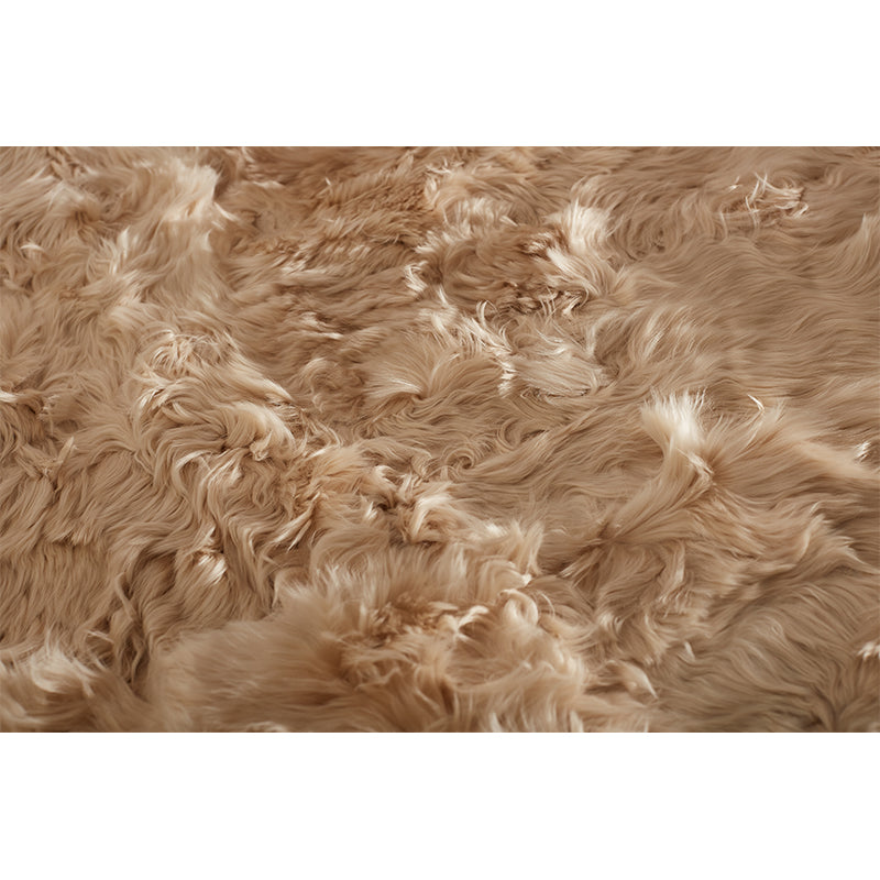 close up alpaca bed cover
