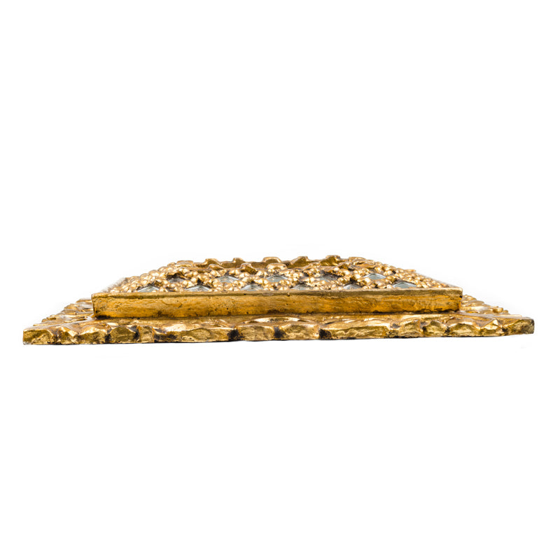Gold Colonial Mirror
