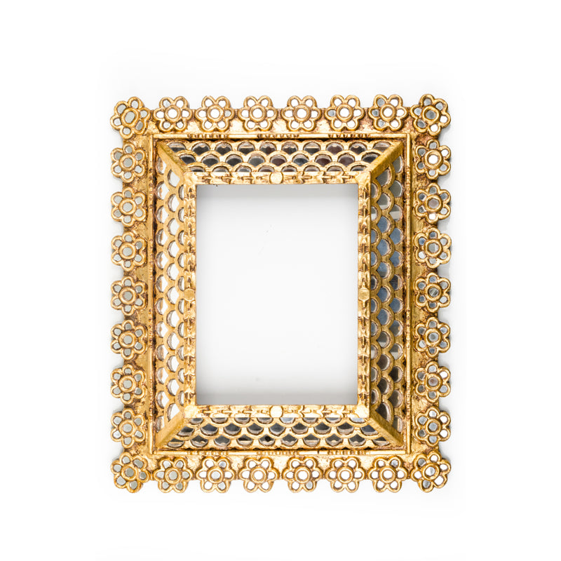 Gold Colonial Mirror